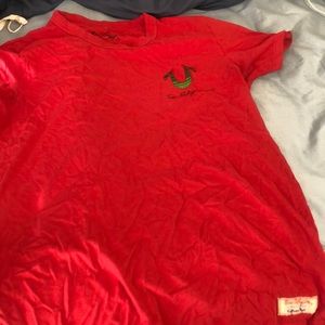 True religion shirt red
